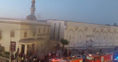 السيطرة على حريق فى مسجد بالدقهلية.. والمعاينة الأولية: ماس كهربائى جانب من الحريق فى المسجد