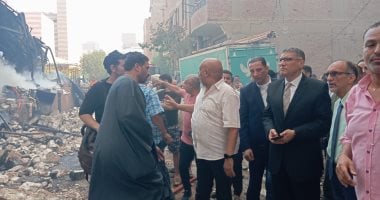 محافظ الجيزة: السيطرة على حريق مخزن البراجيل دون وقوع أى إصابات محافظ الجيزة يتابع ميدانيًا جهود إطفاء حريق بمخزن دهانات
