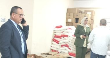 ضبط أطنان من المواد الغذائية الفاسدة بجمصة فى حملة بتموين الدقهلية جانب من الحملة
