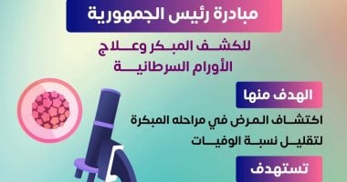 وزارة الصحة توضح معلومات هامة عن مبادرة الكشف المبكر وعلاج الأورام السرطانية مبادرة الكشف المبكر عن الأورام