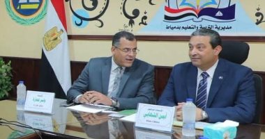 محافظ دمياط يعتمد تنسيق القبول بمدارس الثانوى العام بمجموع 230 درجة الدكتور أيمن الشهابى محافظ دمياط