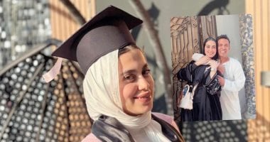 سعد الصغير بعد تخرج ابنته فى الجامعة: "وش السعد أحسن واحدة في الدنيا" سعد الصغير وابنته منة