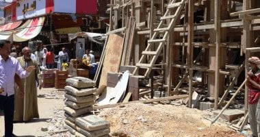 محافظ أسوان يكلف بوقف أعمال بناء تشوه الهوية البصرية بمنطقة السيل جولة محافظ أسوان بمنطقة السيل