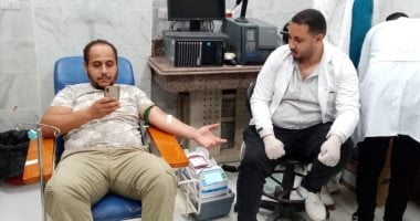 صحة سوهاج تطلق الحملة القومية للتبرع بالدم تحت شعار "تبرعك بالدم حياة" مشاركة من الجمهور