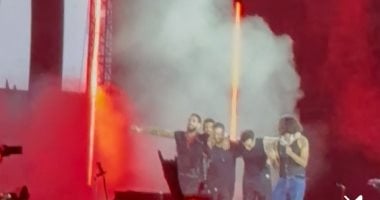 كايروكي يحيي حفل استاد القاهرة بحضور أكثر من 60 ألفًا ورسائل داعمة لفلسطين فريق كايروكى فى حفل استاد القاهرة