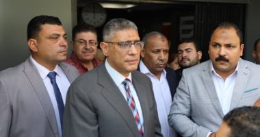 محافظ الجيزة يتفقد مشروع تطوير مبنى التأمين الصحي بمنطقة روز اليوسف.. صور محافظ الجيزة يتفقد مشروع تطوير مبنى التأمين الصحى