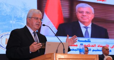 وزير التعليم العالي يفتتح فعاليات المؤتمر العلمي السنوي لهندسة جامعة عين شمس الدكتور أيمن عاشور وزير التعليم العالى