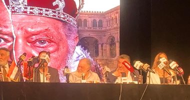 أيمن الشيوى يكشف عن موعد افتتاح "الملك لير" فى مؤتمره الصحفى مسرحية الملك لير