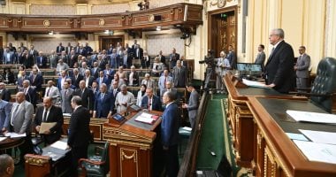 دقيقة حداد من مجلس النواب على أرواح ضحايا حادث المنوفية المستشار الدكتور حنفى جبالى