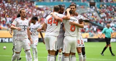 بايرن ميونخ يدك شباك فلامنجو بثلاثية في الشوط الأول بكأس العالم للأندية احتفال بايرن ميونخ
