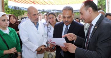 مستشفى الزقازيق العام تجرى 2971 قسطرة قلبية.. اعرف التفاصيل محافظ الشرقية ووكيل وزارة الصحة بالمستشفى