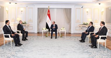 خلال استقباله المشير خليفة حفتر بحضور رئيس الأركان الليبى ورئيس المخابرات المصرية.. الرئيس السيسى: استقرار ليبيا جزء لا يتجزأ من الأمن القومى المصرى.. ويجب العمل على إخراج القوات الأجنبية والمرتزقة من ليبيا الرئيس عبد الفتاح السيسي خلال لقاء حفتر
