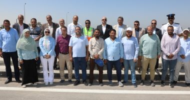 محافظ بنى سويف للعاملين بمشروع محور الفشن: أنتم أساس الإنجاز وكلنا فخورين بكم