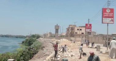 أعمال تطوير كورنيش كفر الزيات