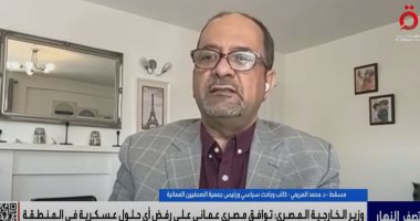 رئيس جمعية الصحفيين العمانية: العلاقات مع مصر راسخة تاريخيا ولم تتأثر بالتجاذبات الدكتور محمد العريمى
