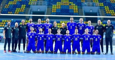 منتخب الطائرة يغادر إلى الجزائر للمشاركة فى بطولة الصداقة الودية