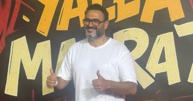 هشام ماجد وأكرم حسنى ومصطفى غريب فى عرض مشروع "يالا مسرح".. صور أكرم حسني