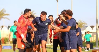 استقبال خاص لـ عمر الساعي فى مران المصري بمعسكر بور فؤاد عمر الساعي
