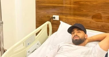 شاهد أحدث ظهور لمروان عطية قبل مغادرة المستشفى بعد جراحة الفتاق شاهد أحدث ظهور لمروان عطية قبل مغادرة المستشفى بعد جراحة الفتاق