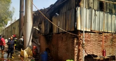 السيطرة على حريق داخل مصنع غزل ونسيج بالعاشر من رمضان السيطرة علي الحريق