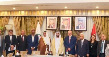 مذكرة تفاهم بين البرلمان العربي ومجلس الأعيان الأردنى.. اعرف التفاصيل جانب من اللقاء