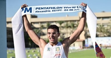 معتز وائل يتوج بذهبية نهائي كأس العالم للخماسي الحديث معتز وائل
