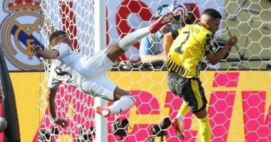 ريال مدريد ينجو من ريمونتادا دورتموند فى كأس العالم للأندية.. كيليان مبابى يقص شريط أهدافه بالمونديال.. جارسيا يكرر إنجاز رونالدو وينتزع صدارة قائمة الهدافين.. و"الملكي" ينفرد برقم تاريخي تحت أنظار الأهلى كيليان مبابي يسجل في شباك دورتموند