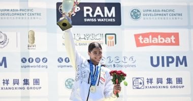 فريدة خليل تتوج بذهبية نهائي كأس العالم للخماسي فريدة خليل