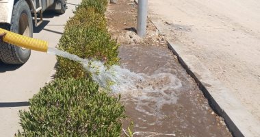 رفع 84 طنا من الأتربة الصلبة المتراكمة والقمامة بطرق وشوارع جزيرة أرمنت