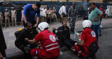 الهلال الأحمر: تقديم خدمات الإسعافات لـ32 مصابا فى حريق سنترال رمسيس