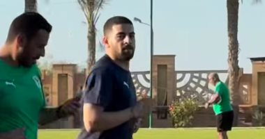 محمد الشامى يواصل برنامجه التأهيلى قبل الانتظام فى المران الجماعى للمصرى محمد الشامي