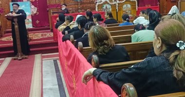 مارجرجس بورسعيد تستقبل التعازى فى وفاة القمص بطرس الجبلاوى