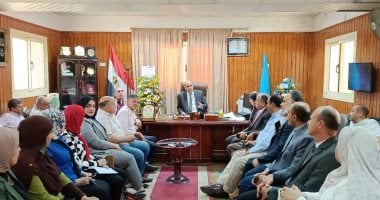 الاستعدادات للحملة القومية لتحصين الماشية بكفر الشيخ