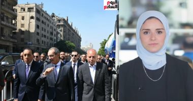 تغطية خاصة من تليفزيون اليوم السابع لزيارة رئيس الوزراء لـ سنترال رمسيس الزميلة جيرمين شلبى