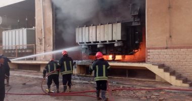 النيابة تفتح تحقيقا فى حريق محطة محولات غرب العاشر من رمضان