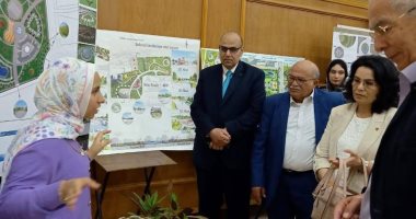 افتتاح معرض مشروعات خريجى برنامج تنسيق وتصميم المواقع والحدائق بالإسكندرية