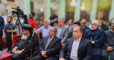 خطب على منبر مسجد ضد العدوان الثلاثى.. عزاء القمص بطرس الجبلاوى (فيديو)