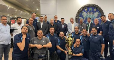محافظ كفر الشيخ يهنئ أبطال منتخب مصر البارالمبى للكرة الطائرة ببطولة إفريقيا