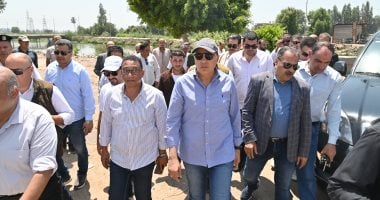 وزير الري: مراجعة حالة الإشغالات على جسور نهر النيل بالقناطر الخيرية وزير الرى يتفقد حالة الترع والمصارف بالشرقية