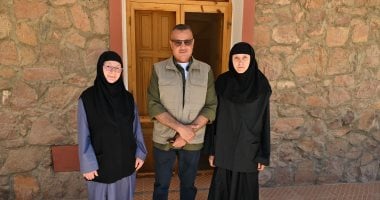 محافظ جنوب سيناء يزور دير السبع بنات بوادى فيران.. صور جانب من الزيارة