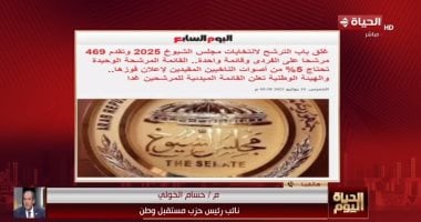 حسام الخولى: نتوقع إقبال أكبر على انتخابات الشيوخ أكثر من الدورة الماضية
