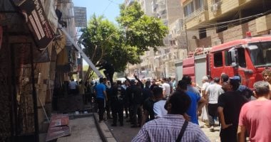 حريق يلتهم مول تجارى فى المنيا.. وقوات الحماية المدنية تحاول السيطرة (فيديو) موقع الحريق