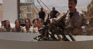 بعد 47 عاما من القتال.. حزب العمال الكردستاني يحرق أسلحته في السلمانية.. فيديو مقاتلون حزب العمال الكردستاني
