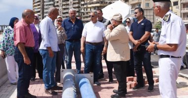 5 تعليمات من محافظ الإسكندرية لسرعة الانتهاء من مشروع توسعة الكورنيش