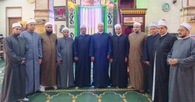 انطلاق القافلة الدعوية للأئمة بسوهاج من مسجد خالد بن الوليد القافلة الدعوية
