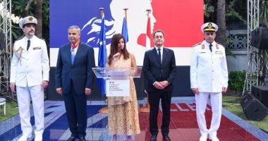 محافظ الإسكندرية يشارك في احتفالات العيد القومي الفرنسي ويتسلم وسام جوقة الشرف برتبة قائد جانب من المشاركة