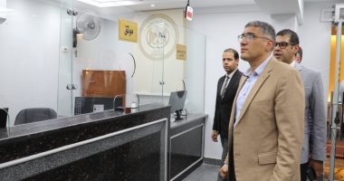 محافظ الجيزة يتفقد مكتب توثيق محكمة جنوب الجيزة