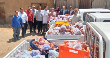 ضبط 3 أطنان دواجن فاسدة بسوهاج فى حملة مشتركة بين التموين والطب البيطرى