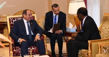 الرئيس السيسى يلتقى نظيره الأنجولى ويشيد برئاسته الجارية للاتحاد الأفريقى الرئيس عبد الفتاح السيسي