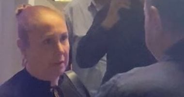 شيرين ونسرين أمين ودينا ومريم نعوم فى عزاء سامح عبد العزيز شيرين